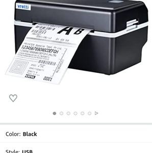 Shipping label thermal printer